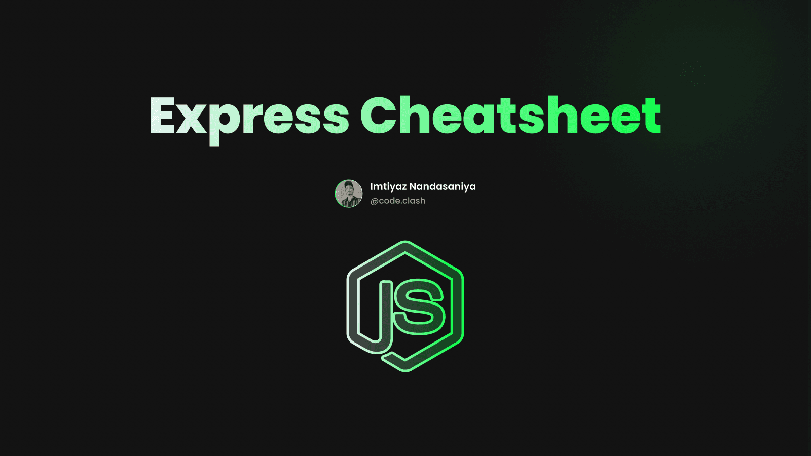 ExpressJS Cheatsheet