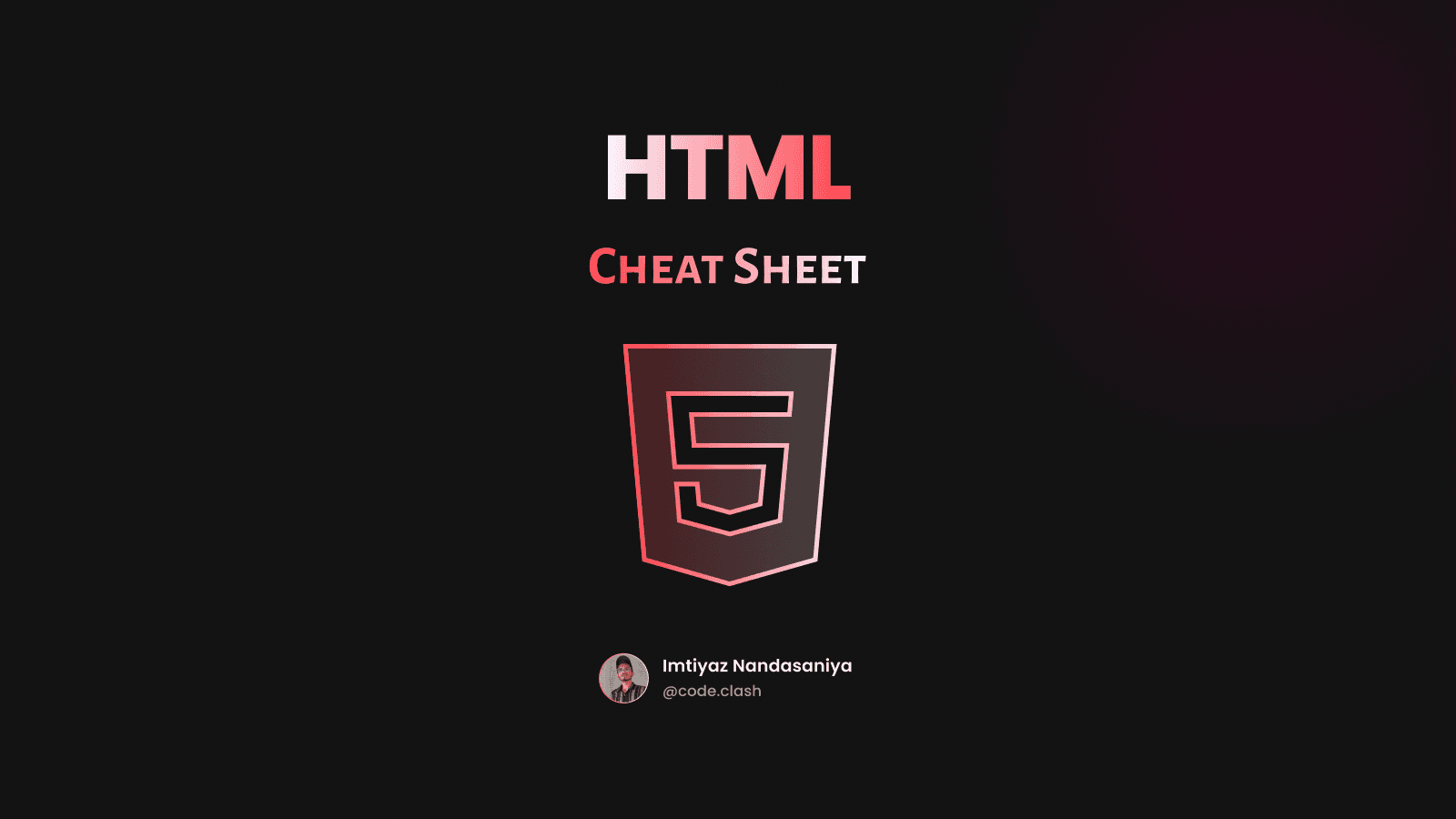 HTML Cheatsheet